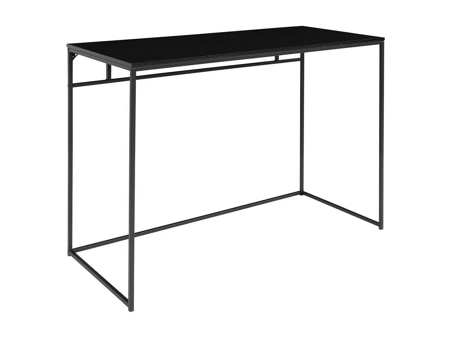 Bureau Moderne Vita, Noir, 45x100x75 cm, Seven Design