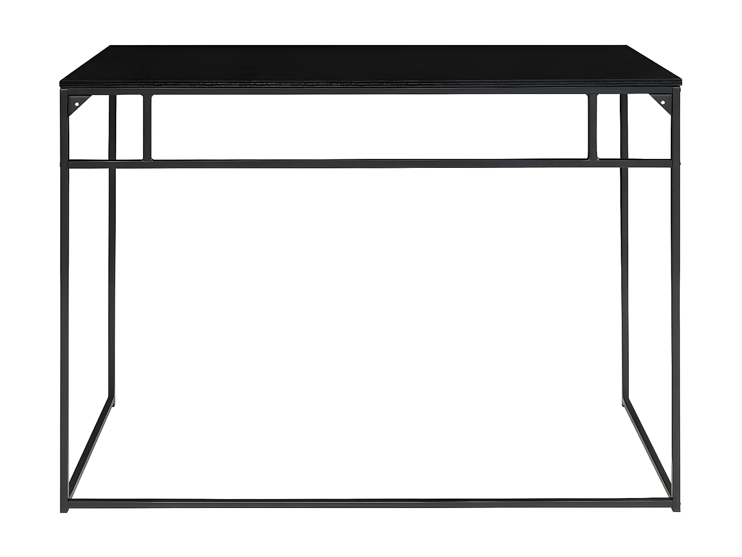 Bureau Moderne Vita, Noir, 45x100x75 cm, Seven Design
