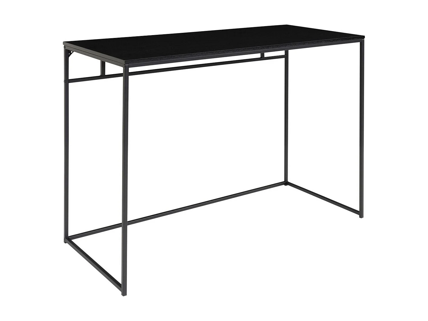 Secretária Vita, Preto, 45x100x75 cm, EPIKASA