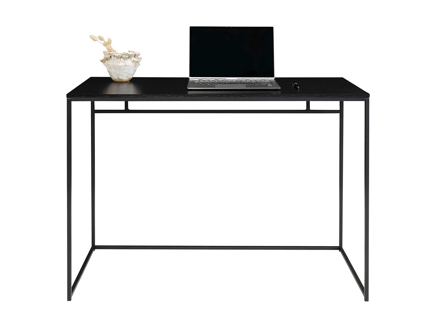 Secretária Vita, Preto, 45x100x75 cm, EPIKASA