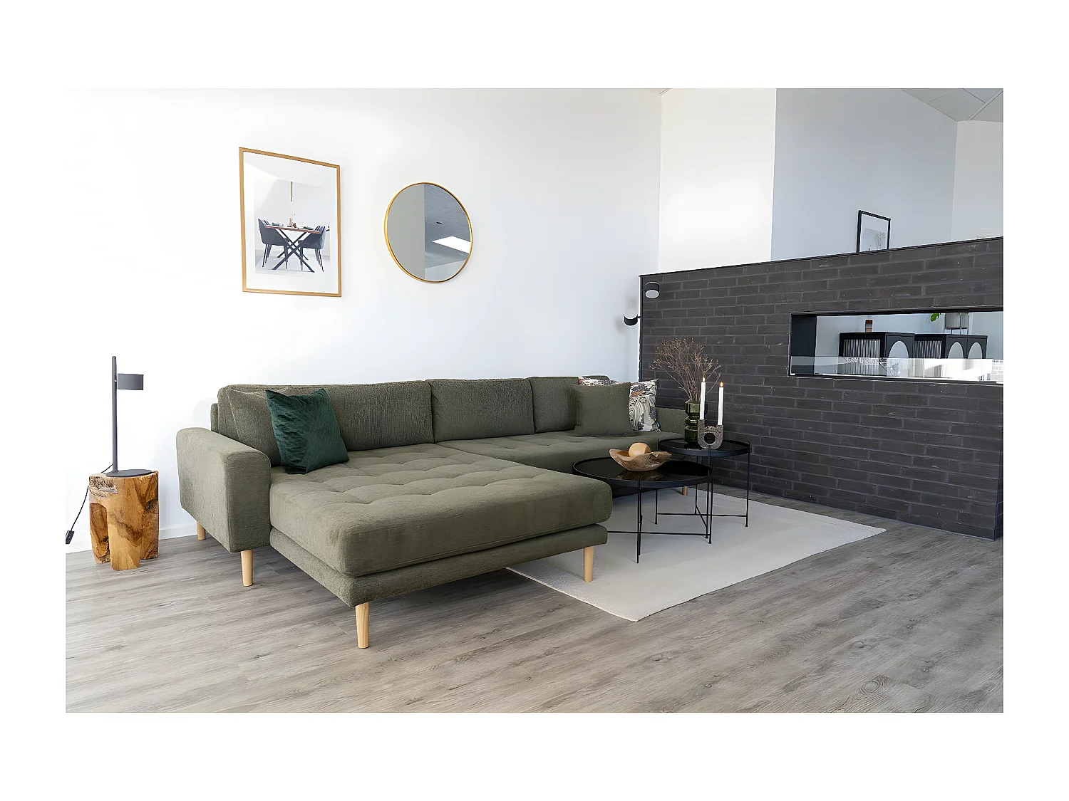 Lage Kruk Rose, Bruin, 26x26x40 cm, EPIKASA