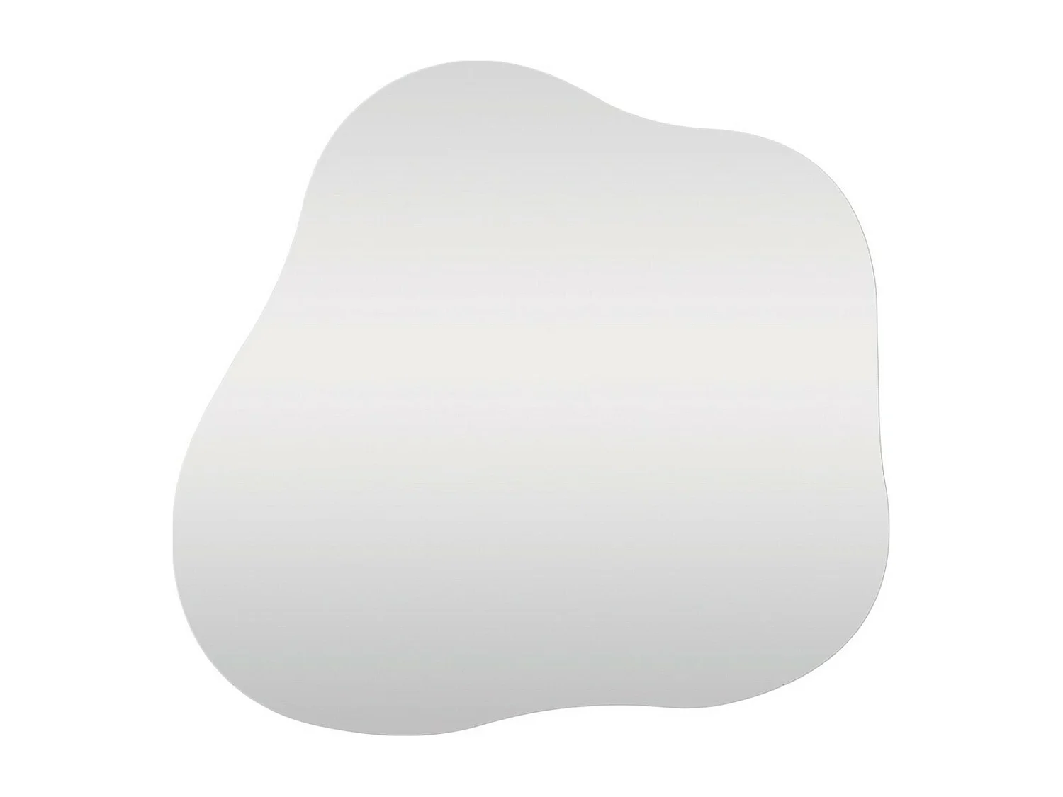 Spiegel zonder Lijst Palermo, Zilver, 0,5x50x55 cm, Seven Design