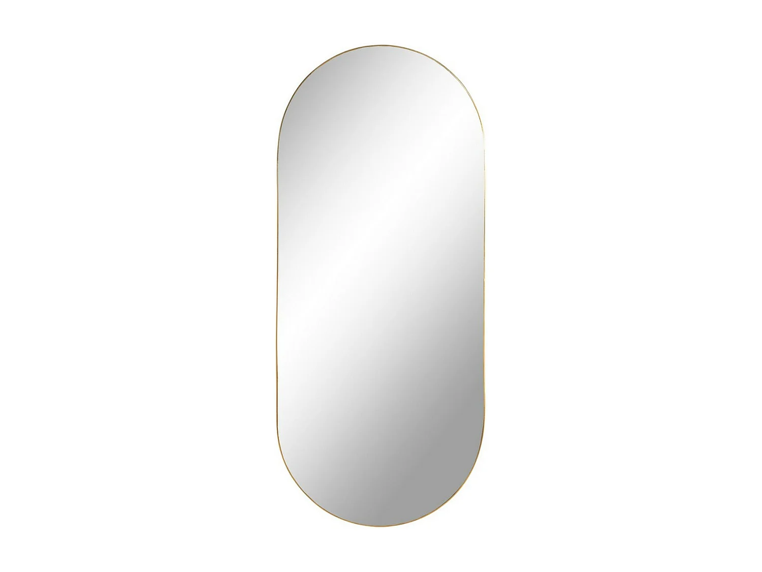 Miroir avec Cadre Jersey, Argent, 35x80x0,5 cm, EPIKASA