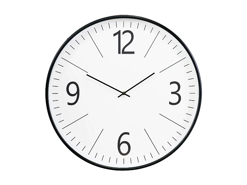 Horloge Murale Biel, Blanc, 5x51x51 cm, EPIKASA