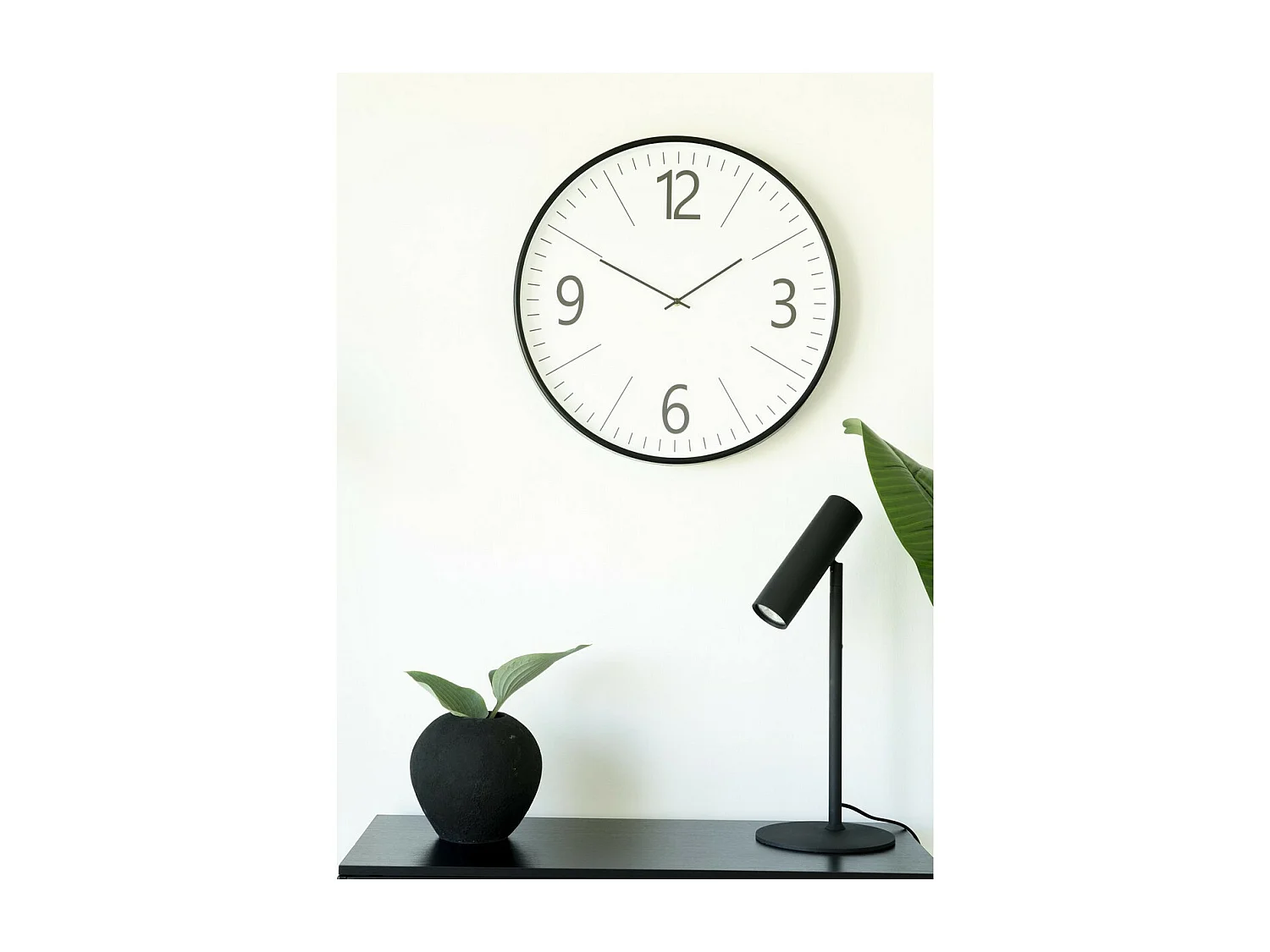 Orologio da Parete Biel, Bianco, 5x51x51 cm, EPIKASA