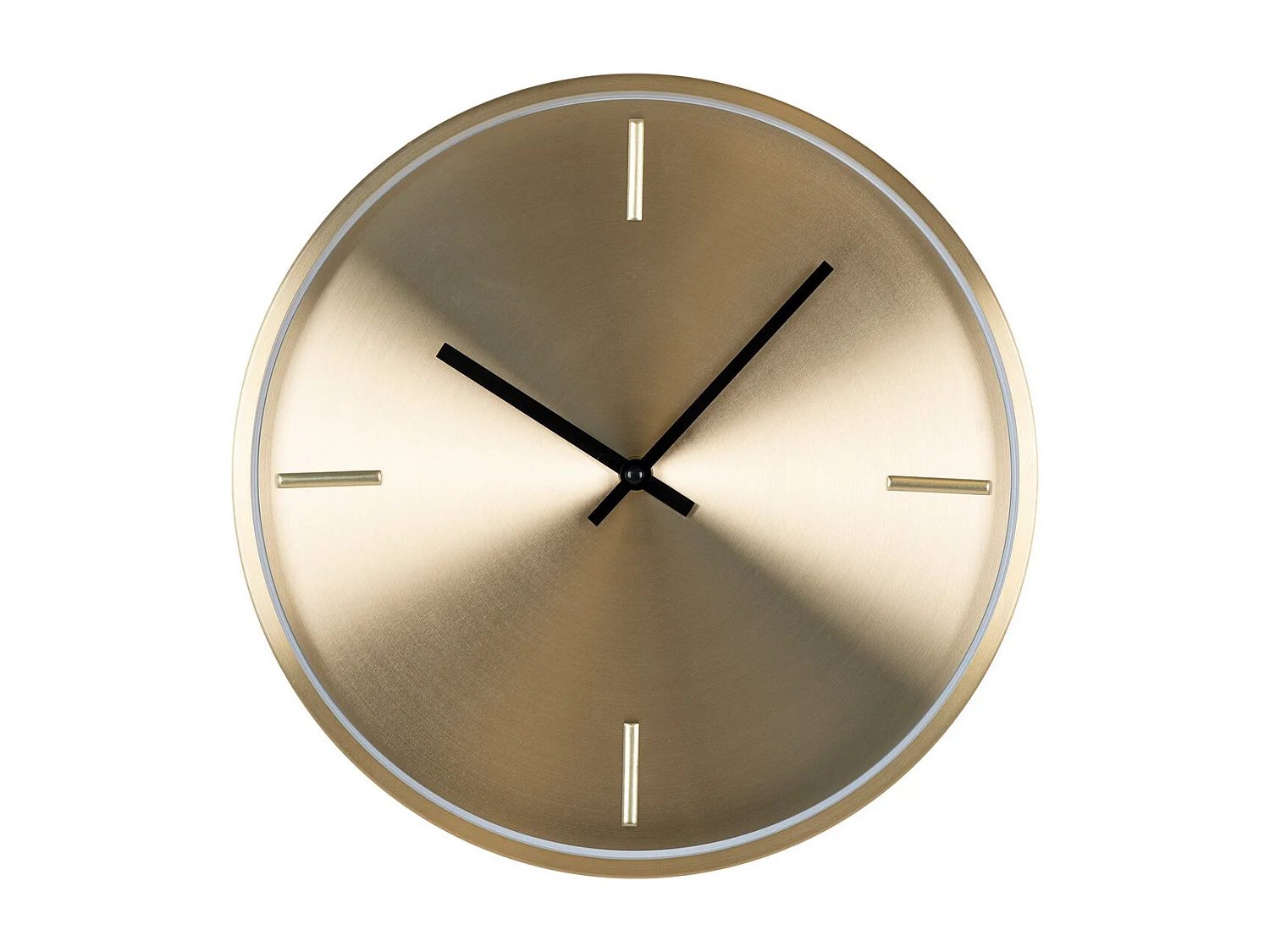 Horloge Murale Istanbul, Or, 4x30x30 cm, Seven Design