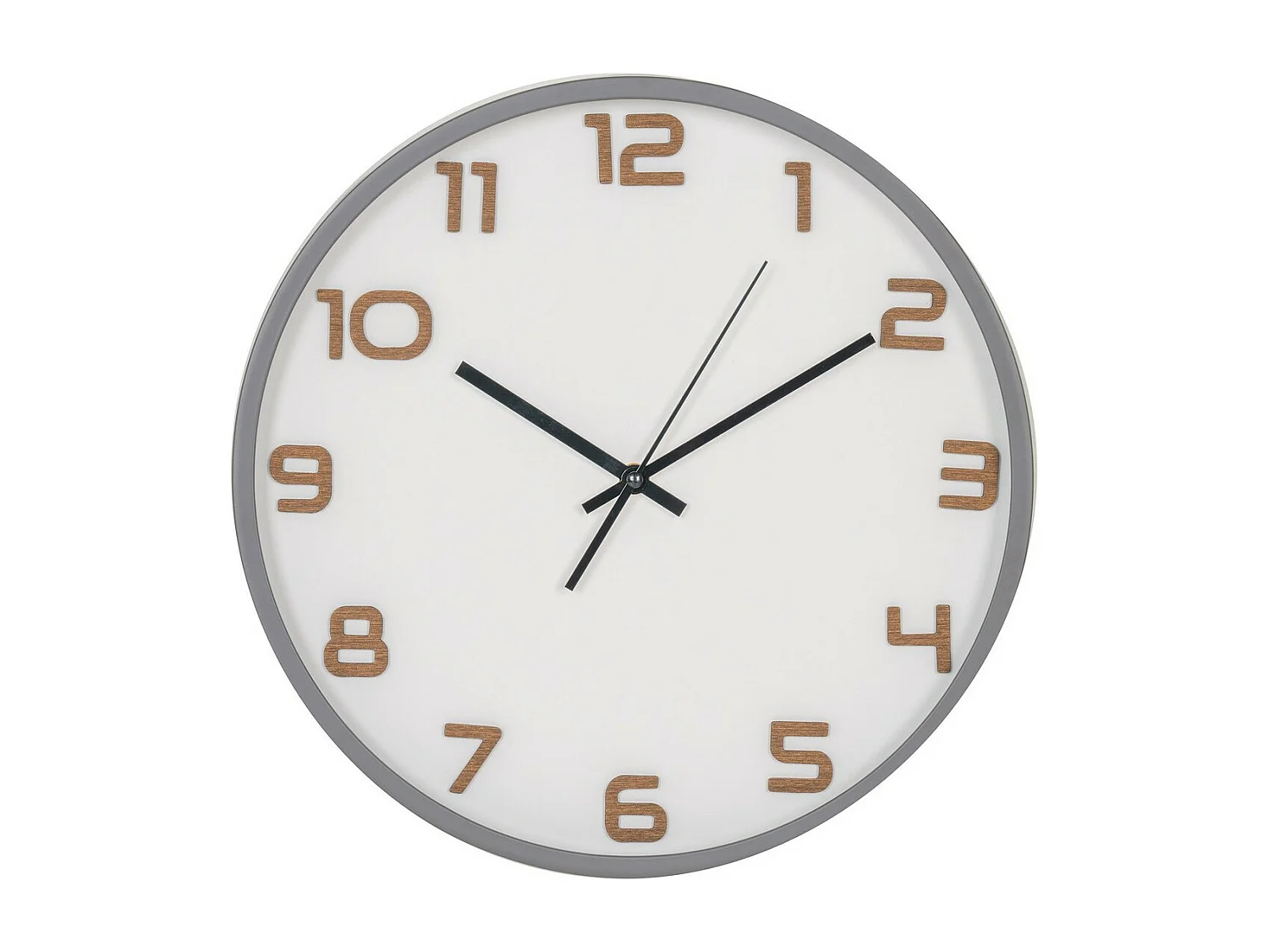 Horloge Murale Greenwich, Gris, 4,5x35x35 cm, EPIKASA