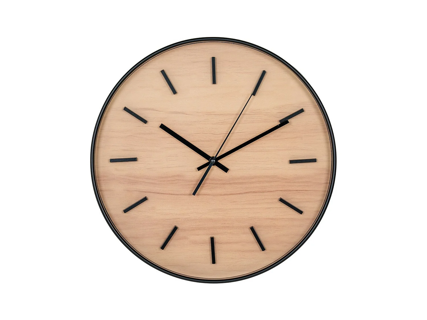 Horloge Murale Camden, Marron, 4,5x35x35 cm, EPIKASA