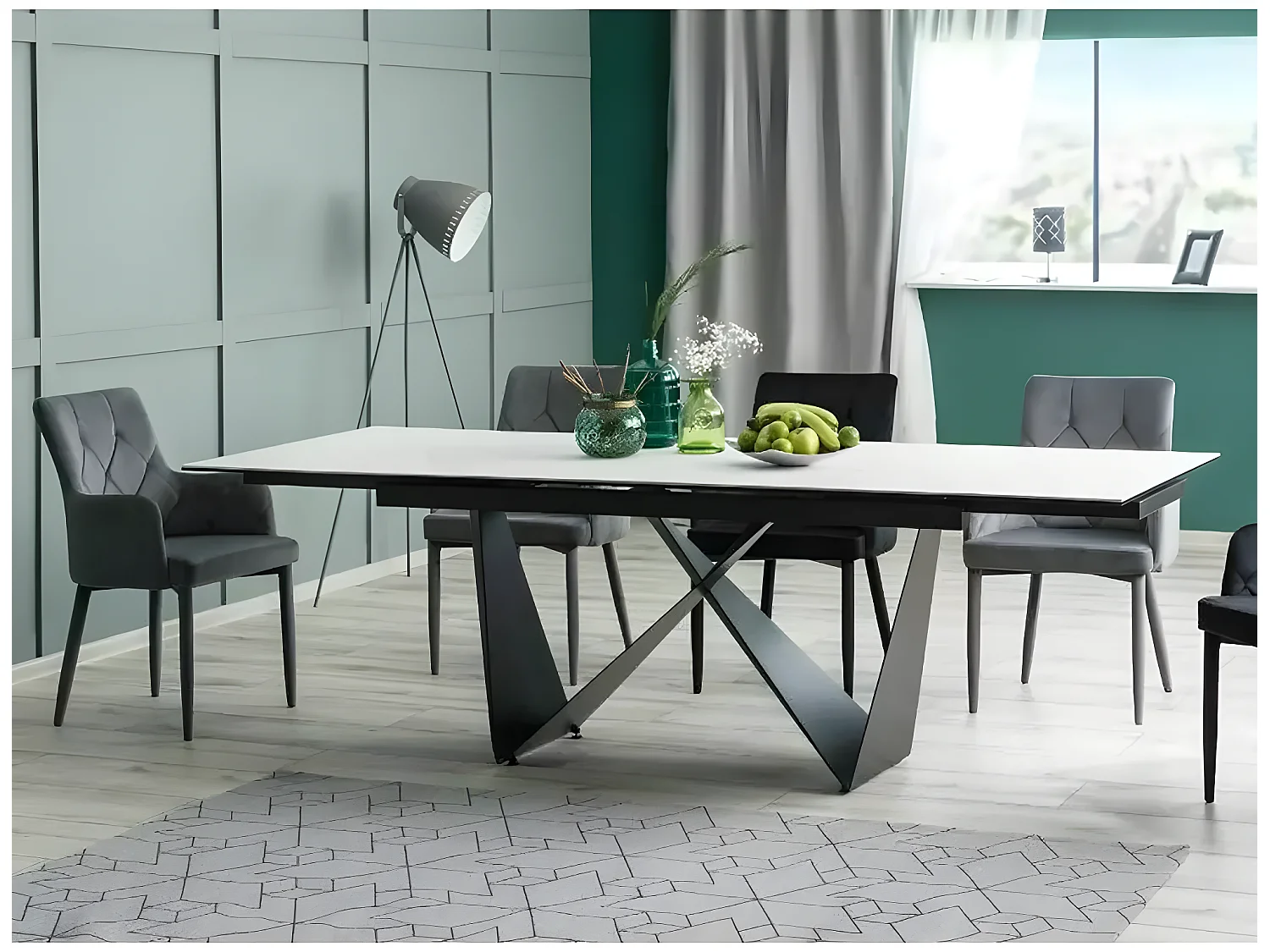 Stuhl Ricardo/Stoffbezug/Anthrazit