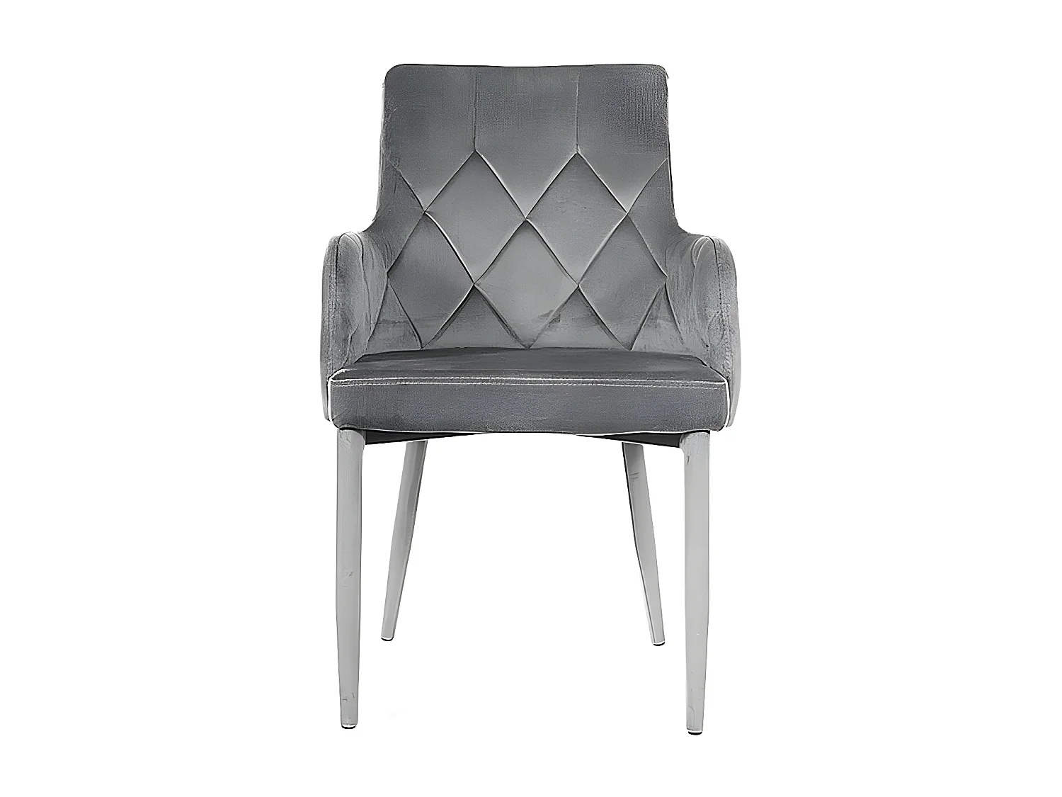 Stuhl Ricardo/Stoffbezug/Grau