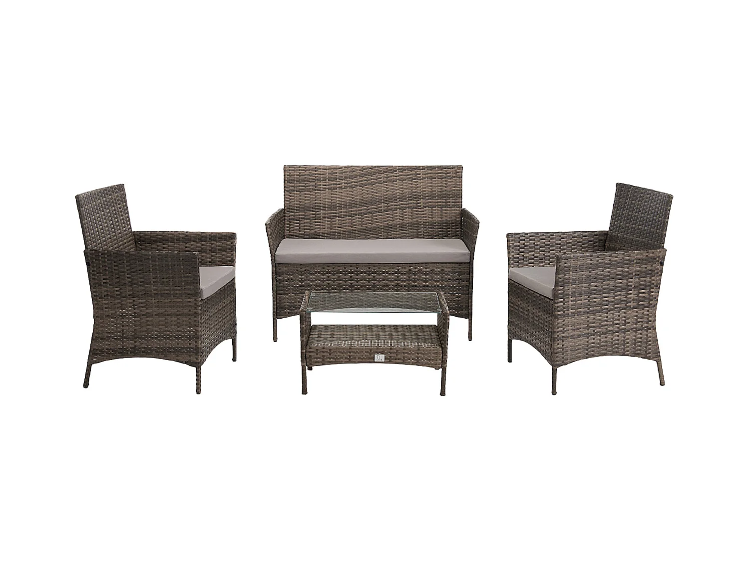 Ensemble de meubles de jardin en poly rotin