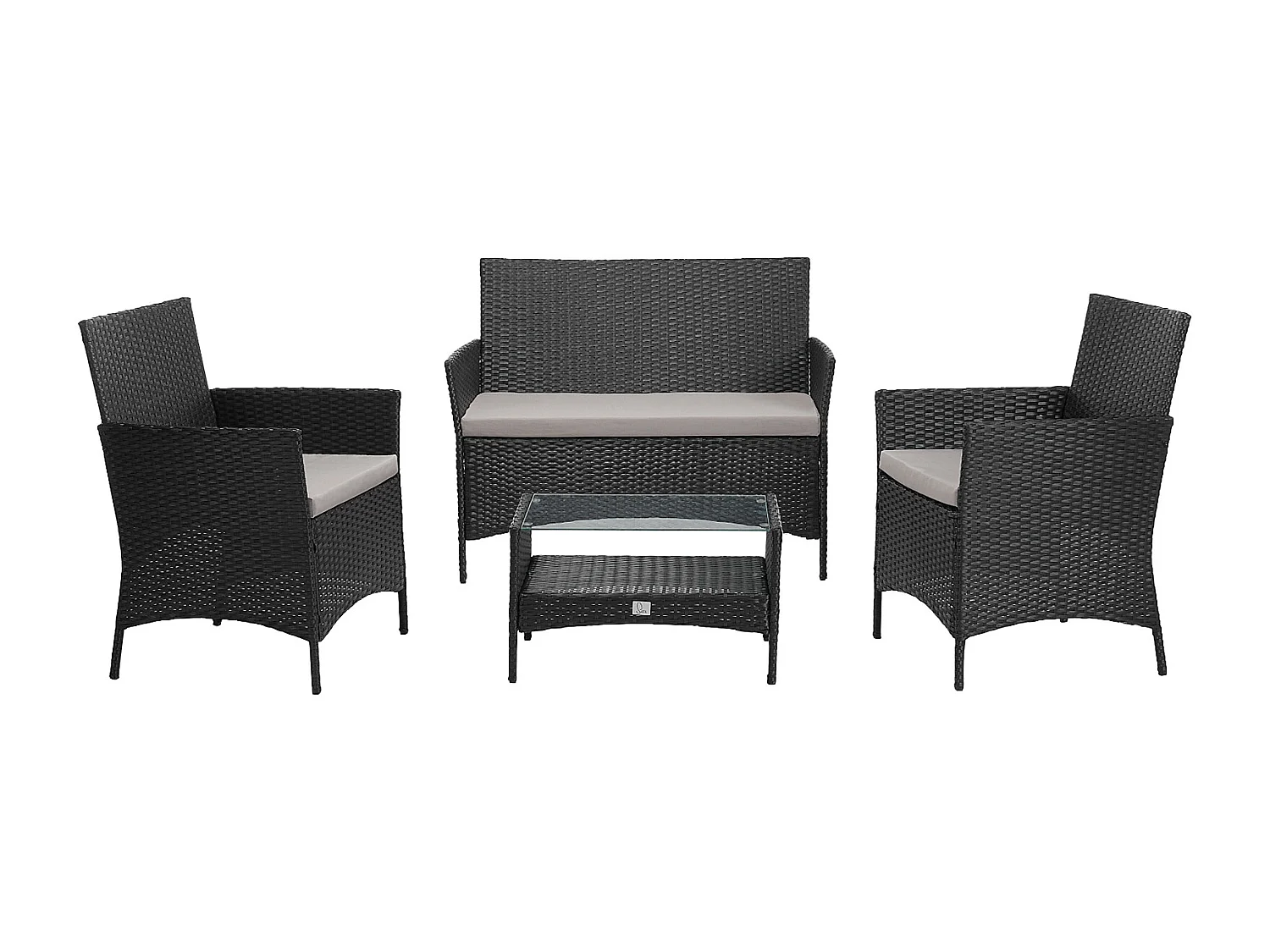 Ensemble de meubles de jardin en poly rotin