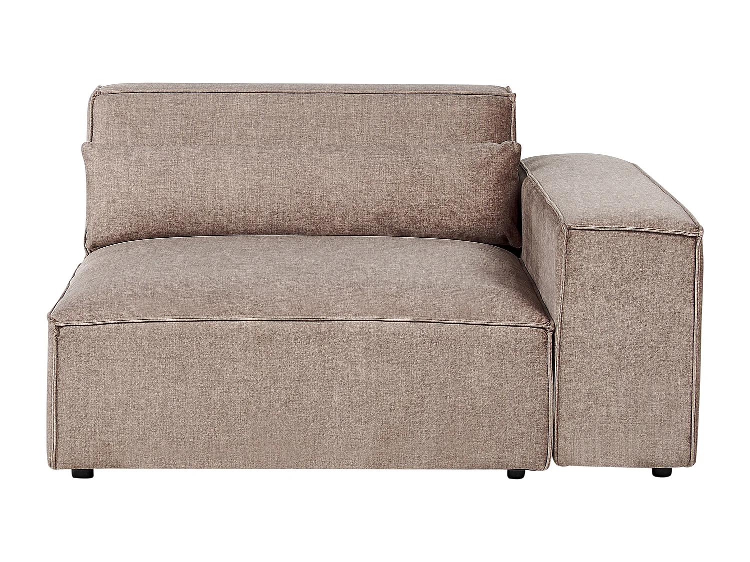 Module d'angle HELLNAR Tissu Marron clair Côté gauche