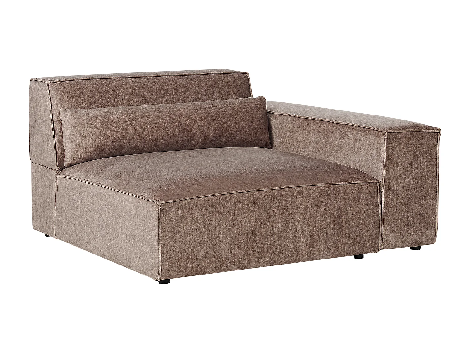 Module d'angle HELLNAR Tissu Marron clair Côté gauche