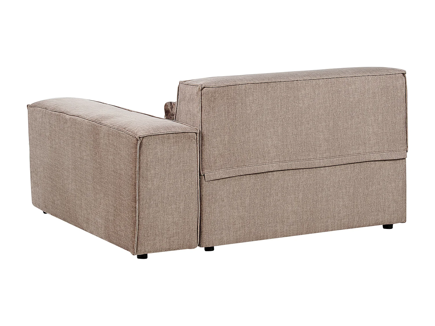 Module d'angle HELLNAR Tissu Marron clair Côté gauche