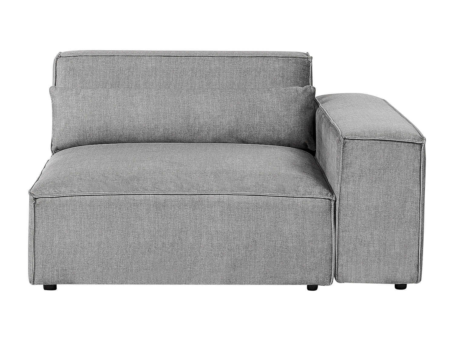 Module d'angle HELLNAR Tissu Gris Côté droite