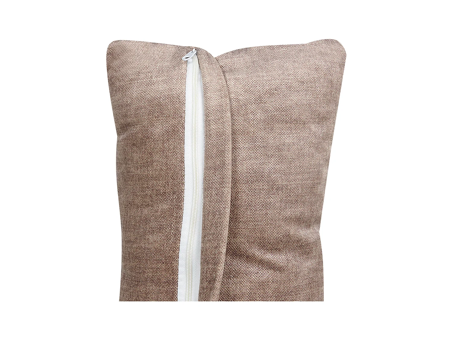 Modul Ecksessel Stoff braun Armlehne rechts Dekokissen Eckteil Skandi Hellnar