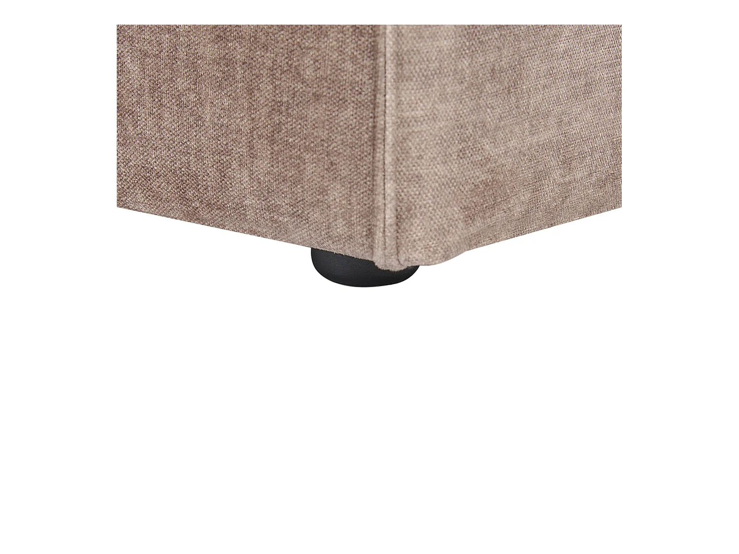 Modul Ecksessel Stoff braun Armlehne rechts Dekokissen Eckteil Skandi Hellnar