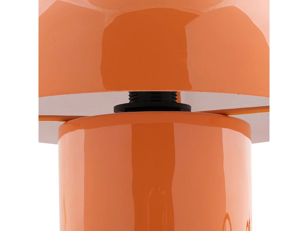 Fat Mushroom Mini - Lampe à poser champignon en métal - Orange