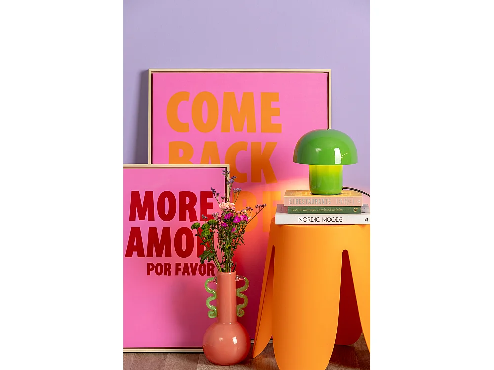 Lámpara de mesa Fat Mushroom Mini - Verde brillante