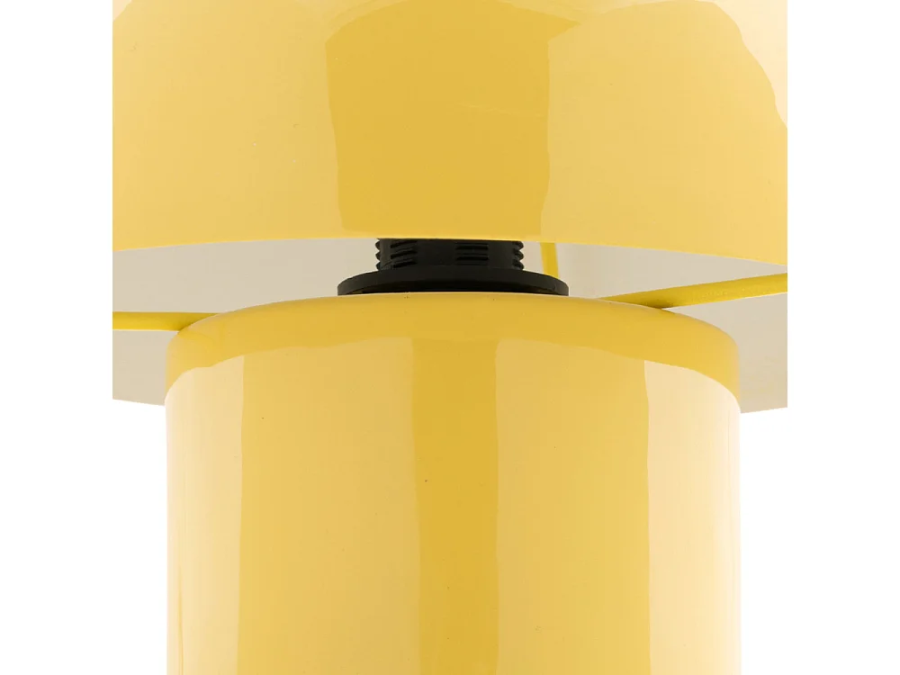 Fat Mushroom Mini - Lampe à poser champignon en métal - Jaune