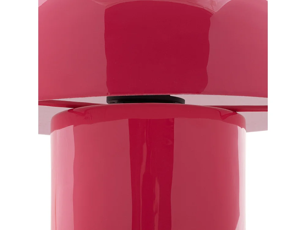 Fat Mushroom Mini - Lampe à poser champignon en métal - Rose