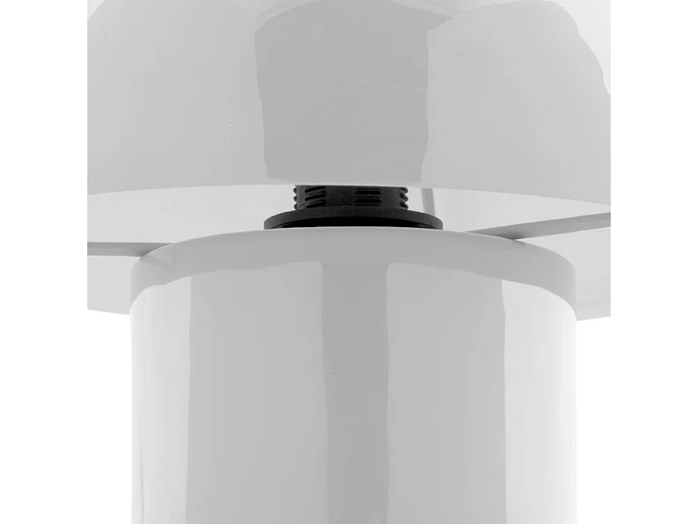 Fat Mushroom Mini - Lampe à poser champignon en métal - Blanc