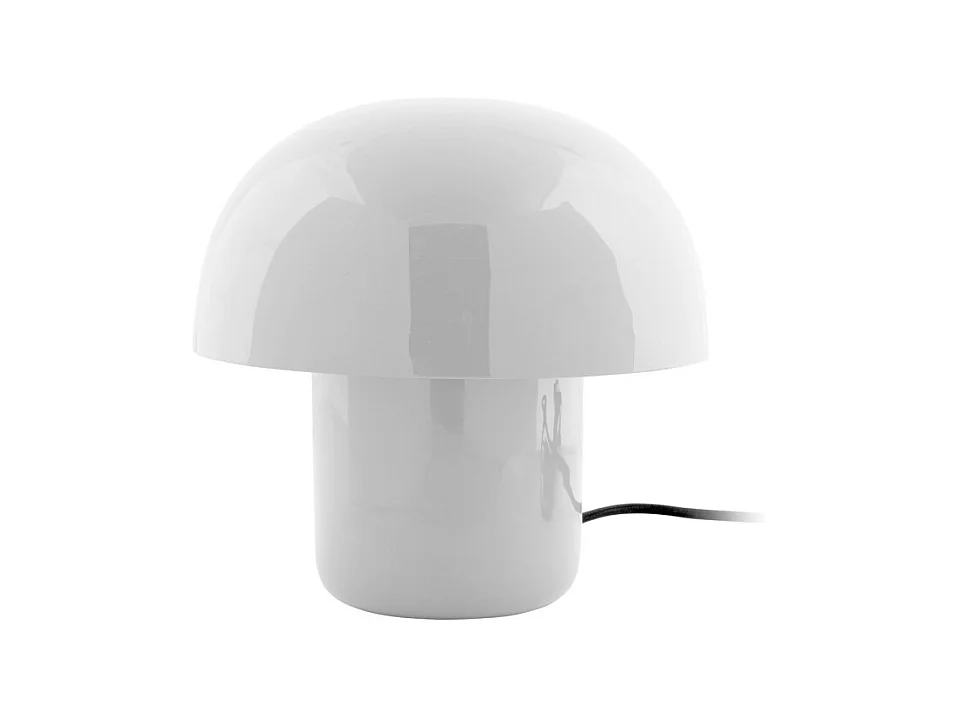 Fat Mushroom Mini - Lampe à poser champignon en métal - Blanc