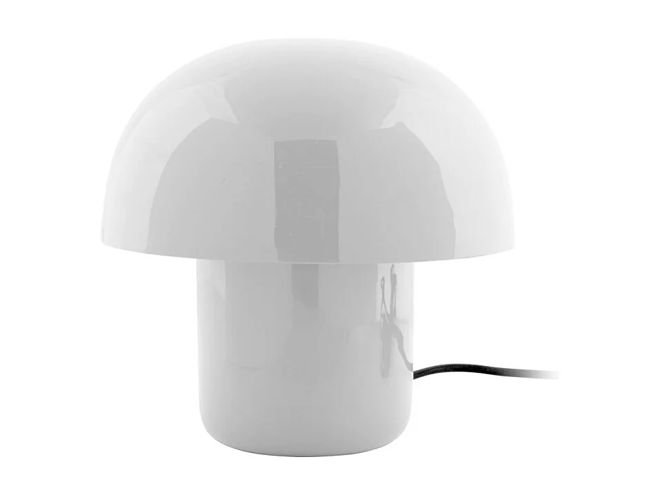 Fat Mushroom Mini - Lampe à poser champignon en métal - Blanc