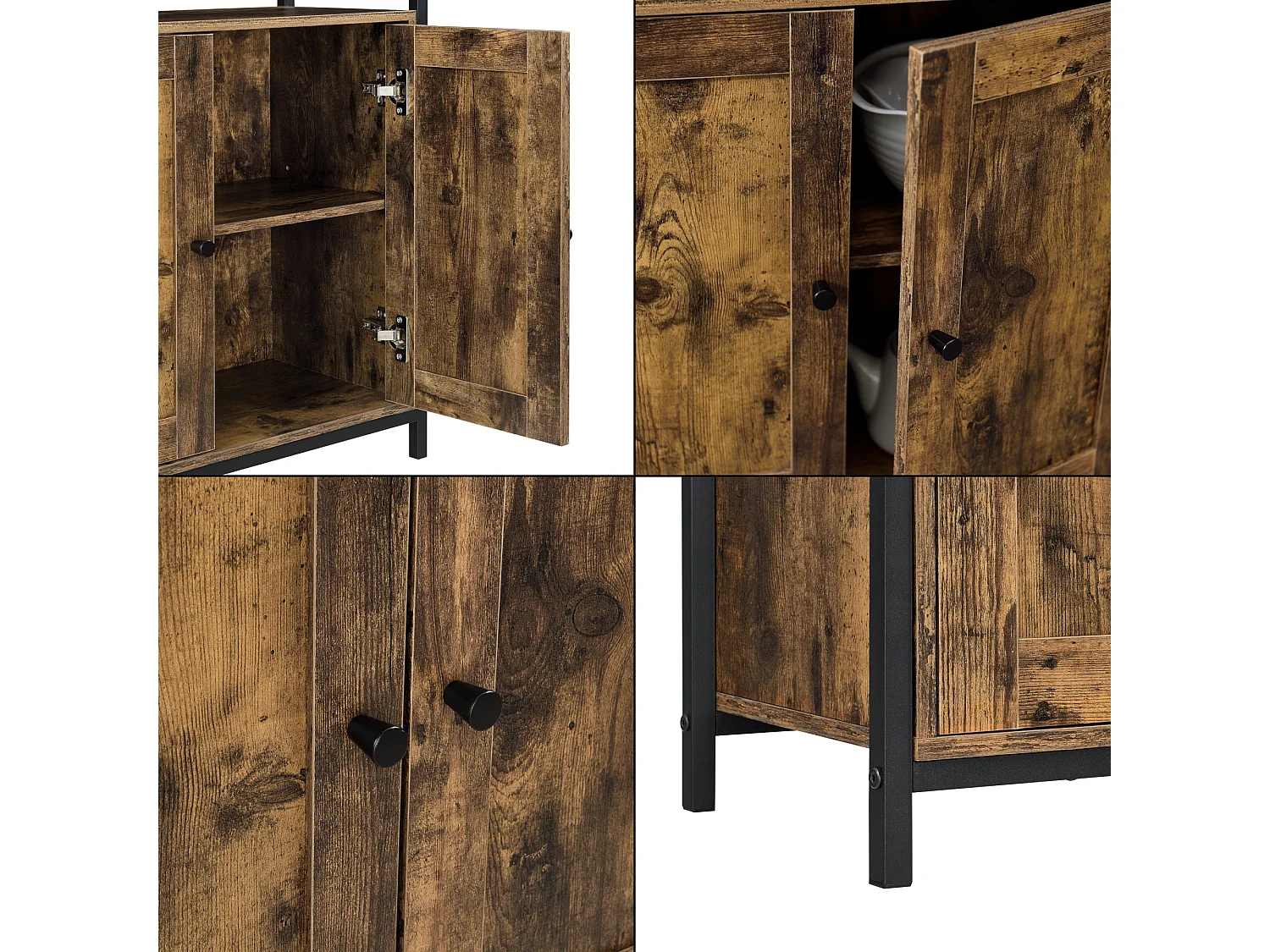 Commode aremark pour salon bois marron 60 x 30 x 79 cm 03_0006816