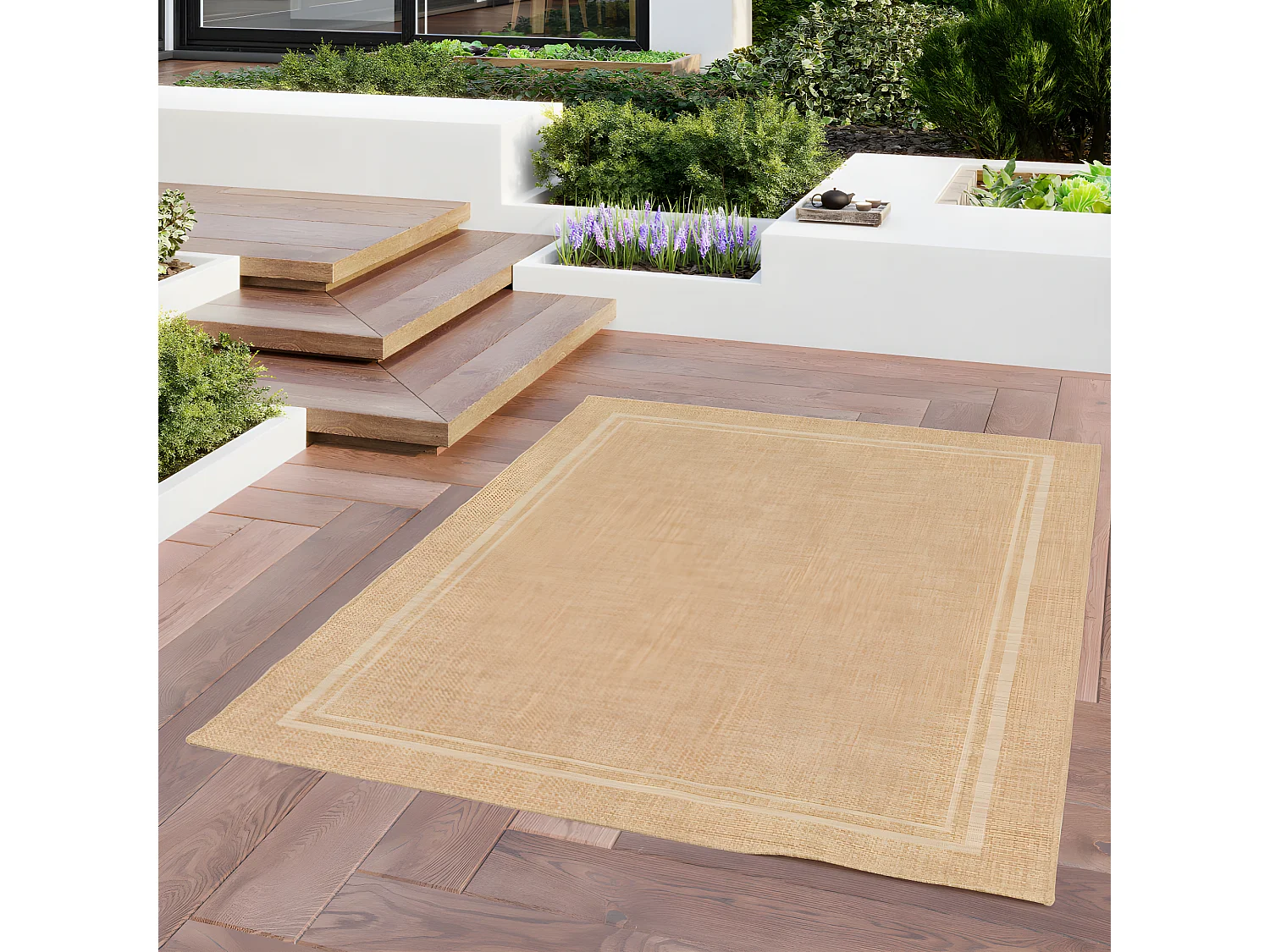 Kasa - Tapis intérieur et extérieur -  Naturel - 200x290cm