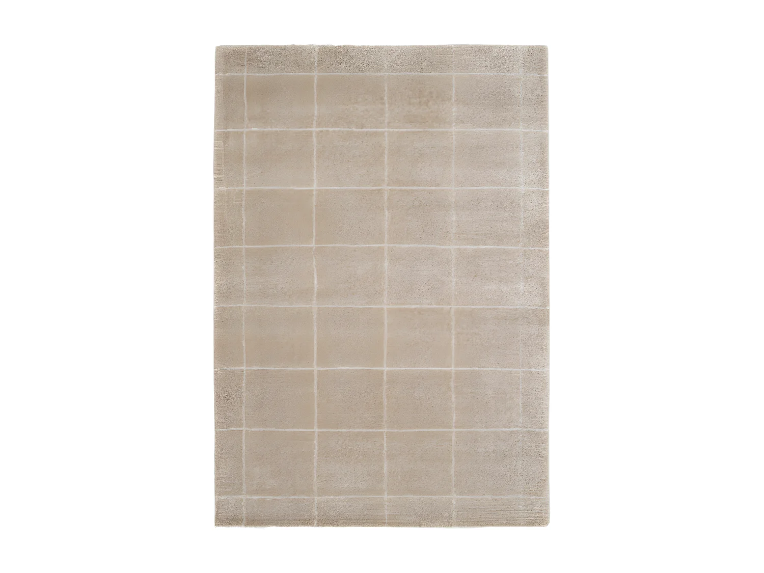 Square - Tapis contemporain -  Beige - 200x290cm