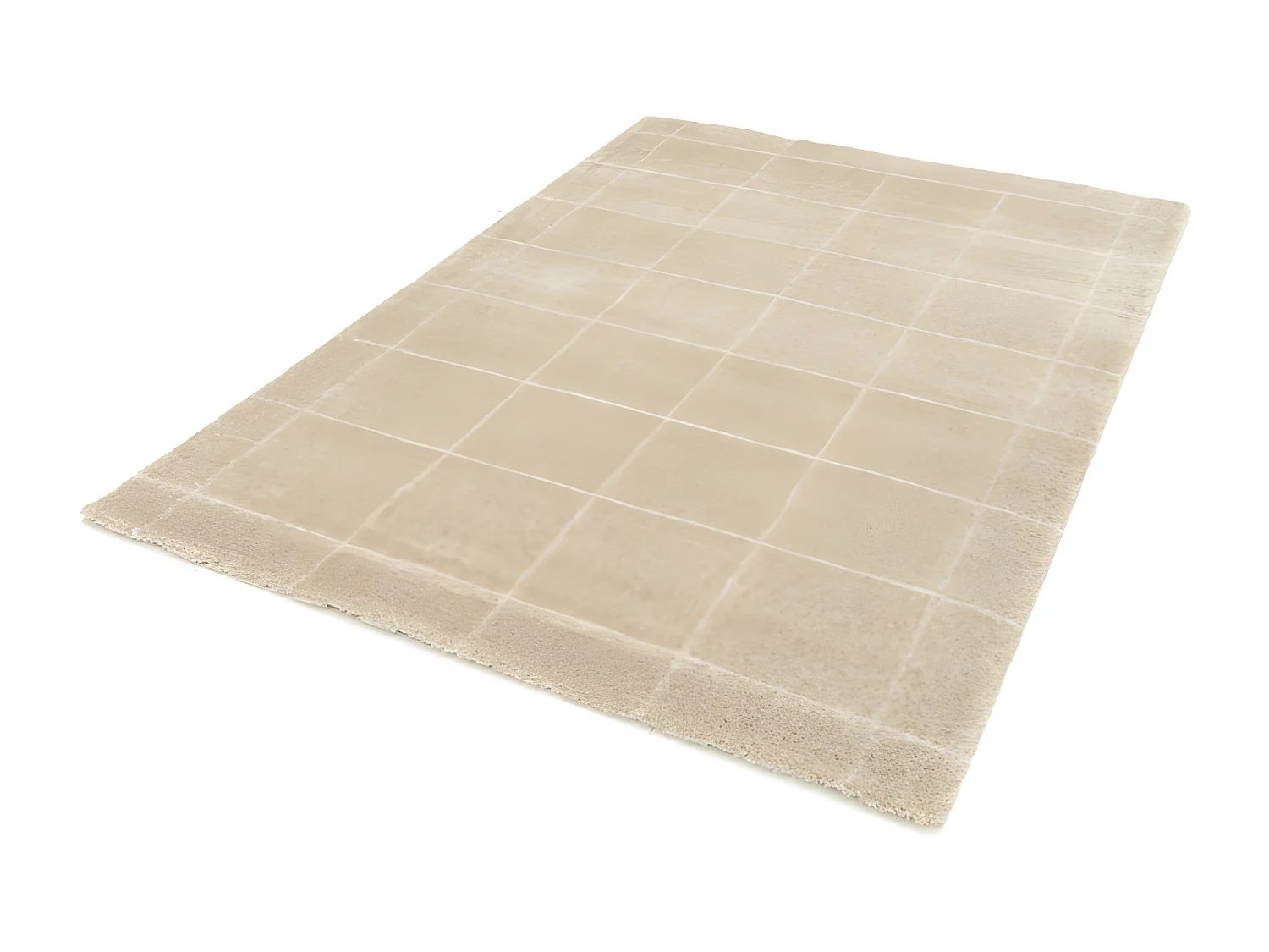Square - Tapis contemporain -  Beige - 200x290cm