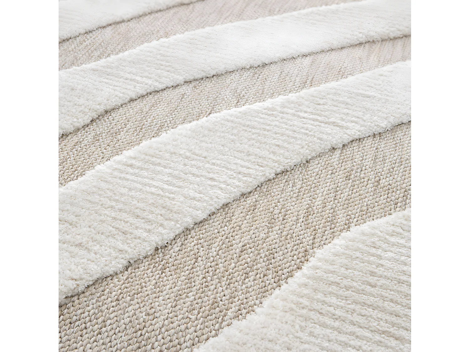 Wadi - Tapis ethnique -  Beige - 200x290cm