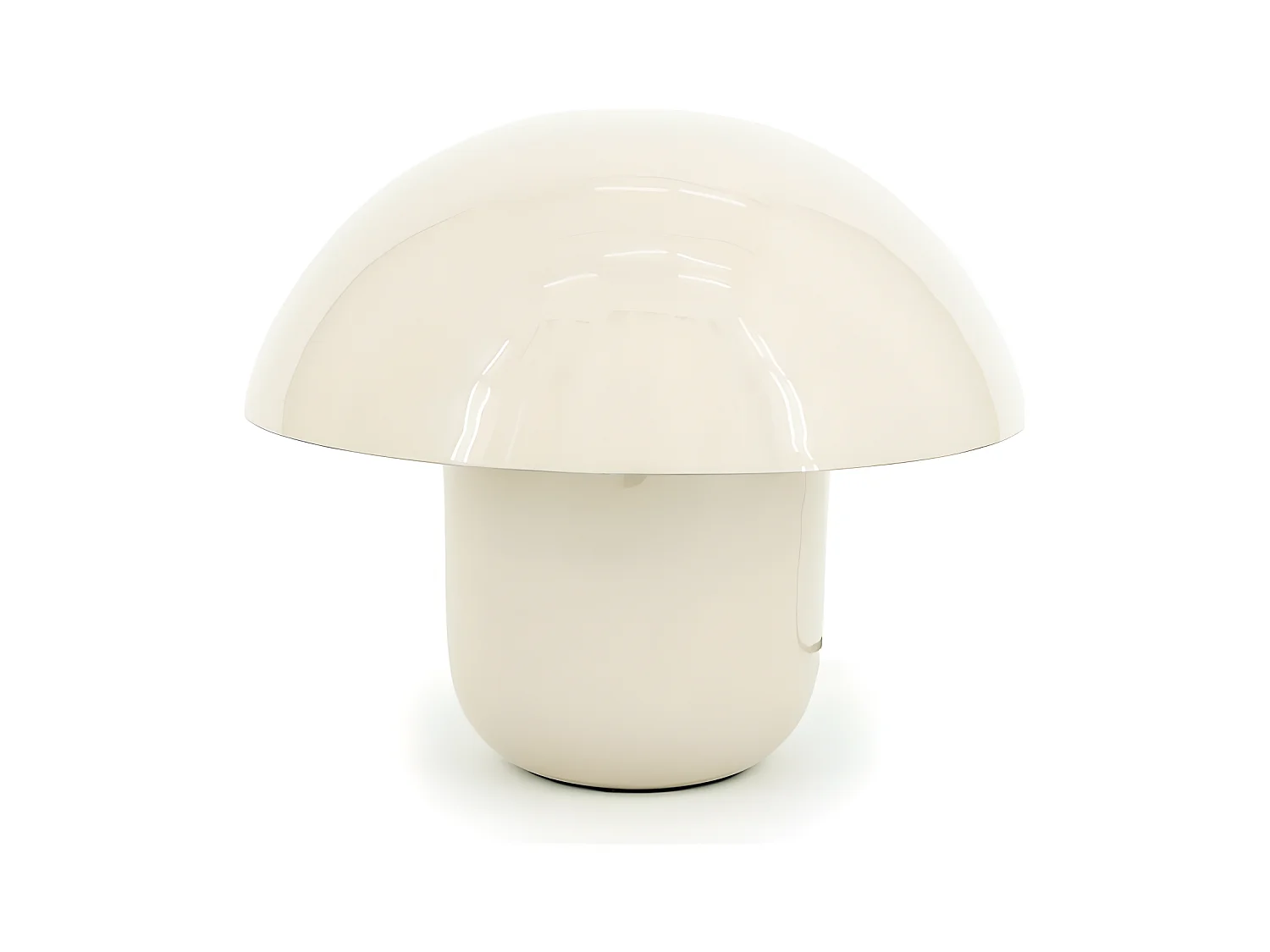 Toad - Lampe à poser champignon en métal - Beige