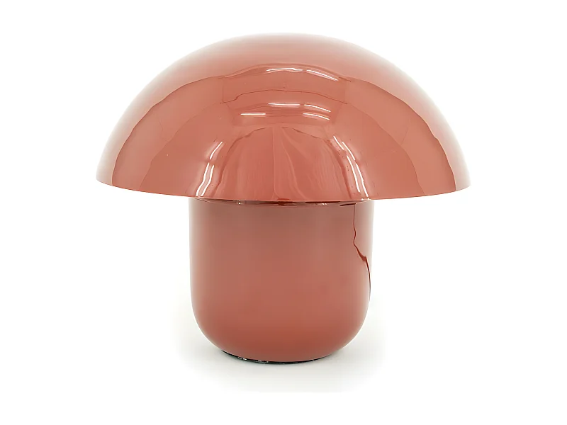 Toad - Lampe à poser champignon en métal - Terracotta