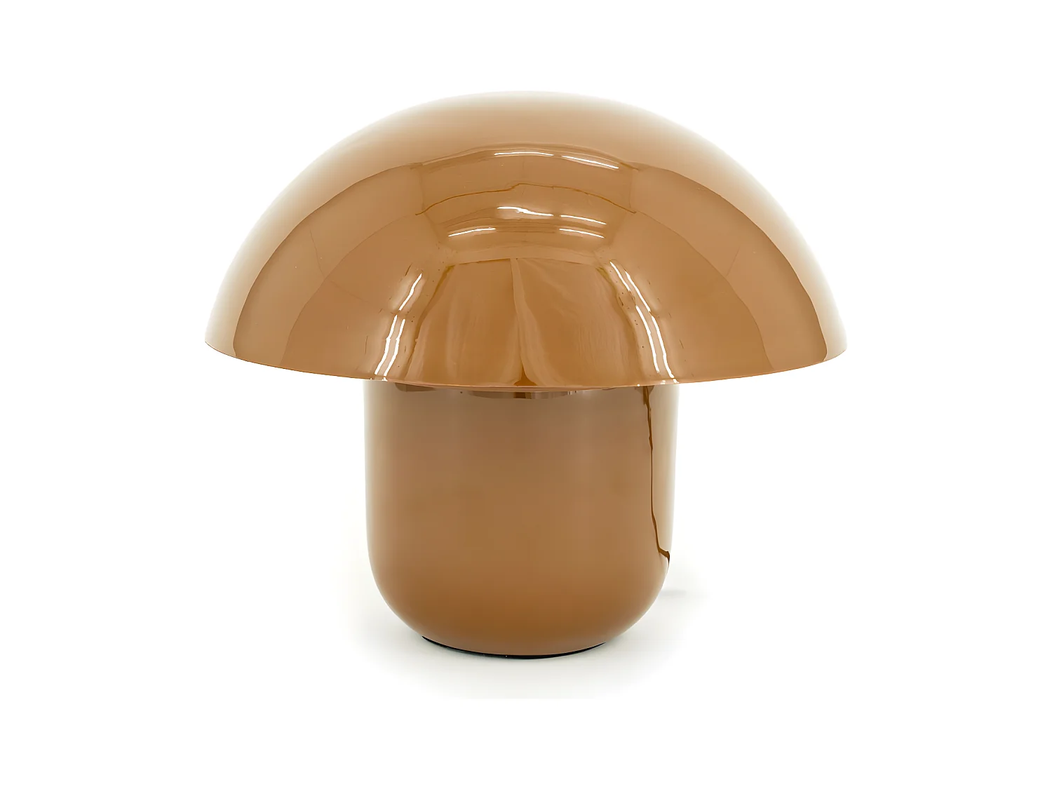 Toad - Lampe à poser champignon en métal - Marron