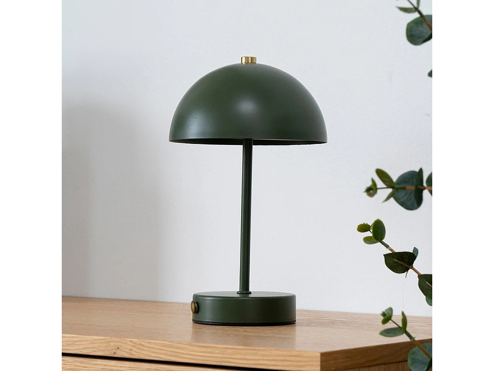 Holt Tischlampe LED wiederaufladbar grün.