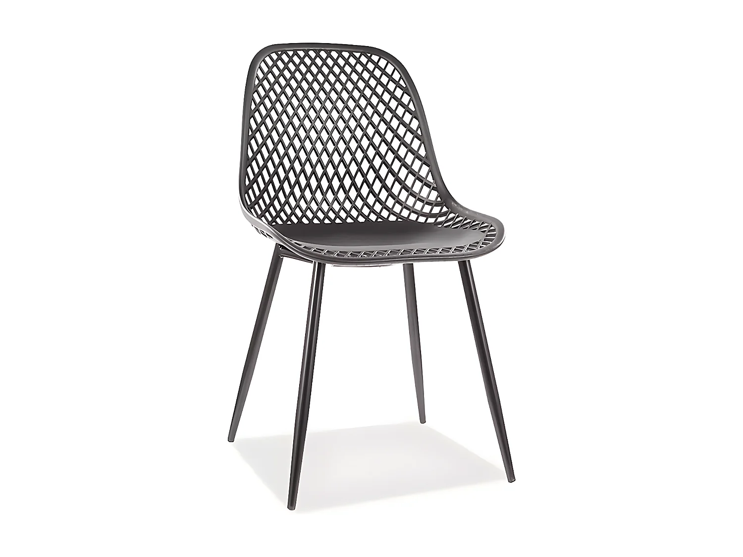 Chaise Corral/Métal/Noir