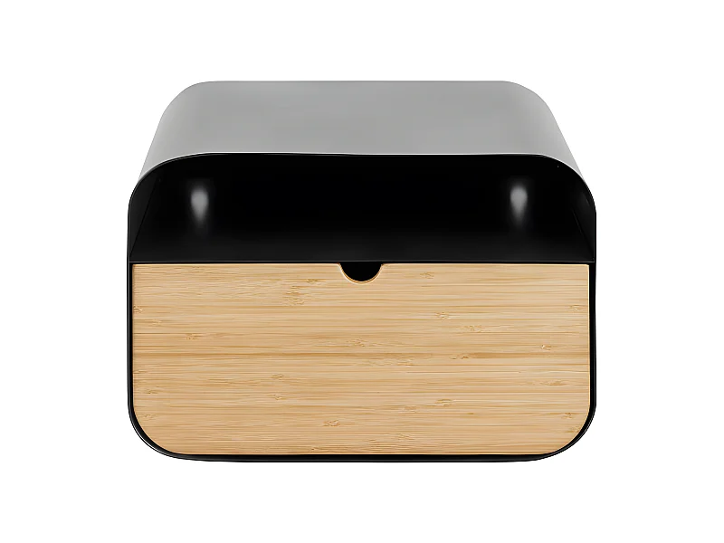 Theretra - Table de chevet murale en métal - Noir