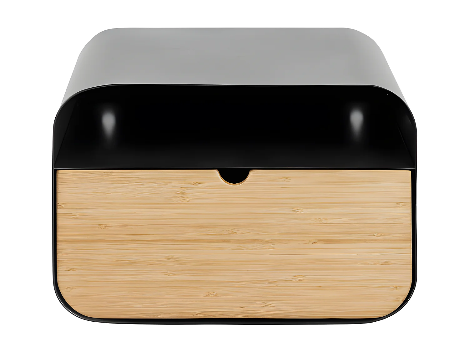 Theretra - Table de chevet murale en métal - Noir