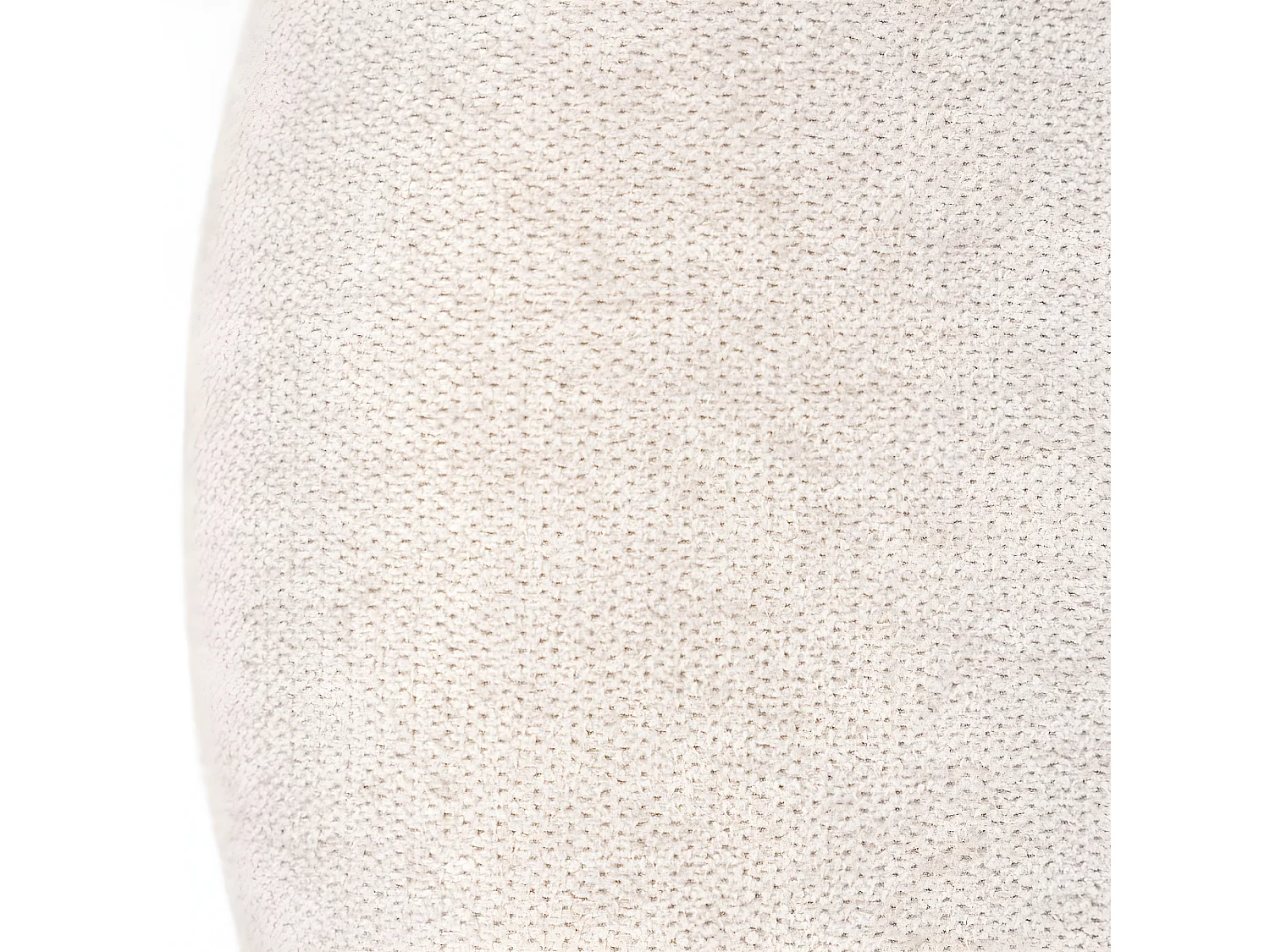 Skola - Lot de 2 tabourets ronds en tissu et métal ø37cm - Beige