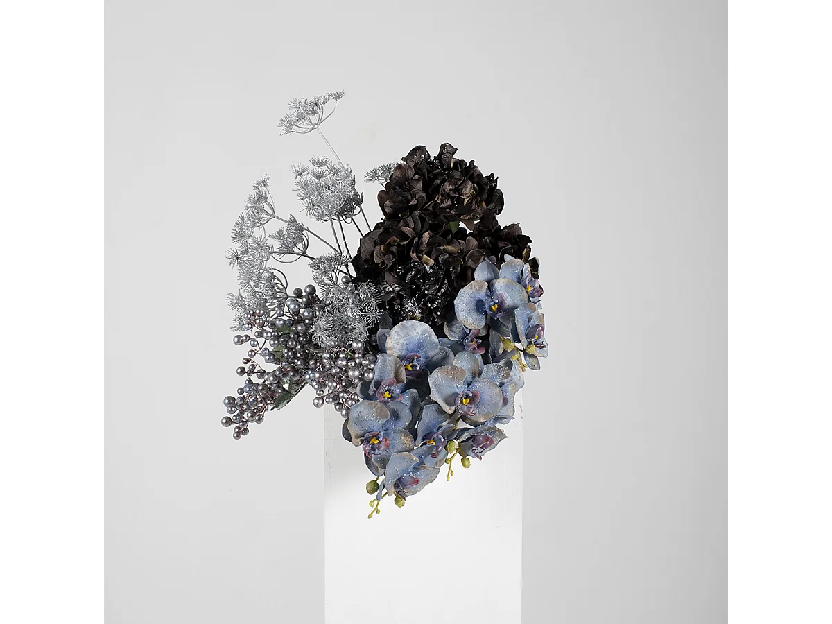 Tige d'Orchidée Phalaenopsis Glitter - Bleu