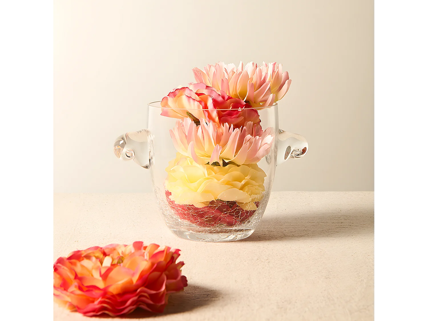 Mix de Fleurs Artificielles - Rose