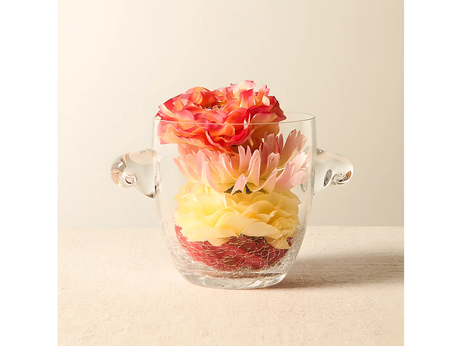 Mix de Fleurs Artificielles - Rouge