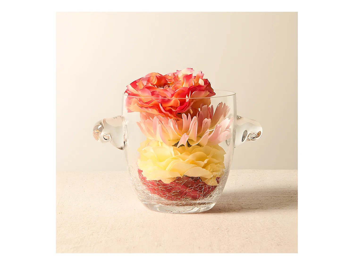 Mix de Fleurs Artificielles - Rouge