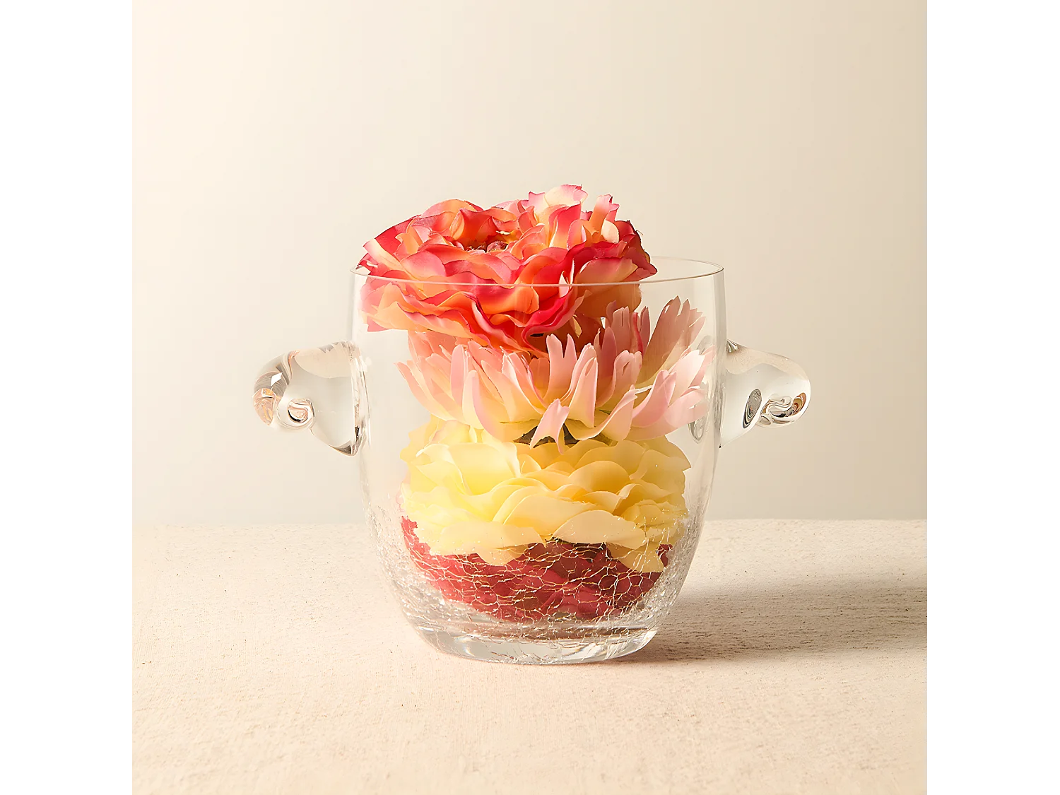 Mix de Fleurs Artificielles - Rouge