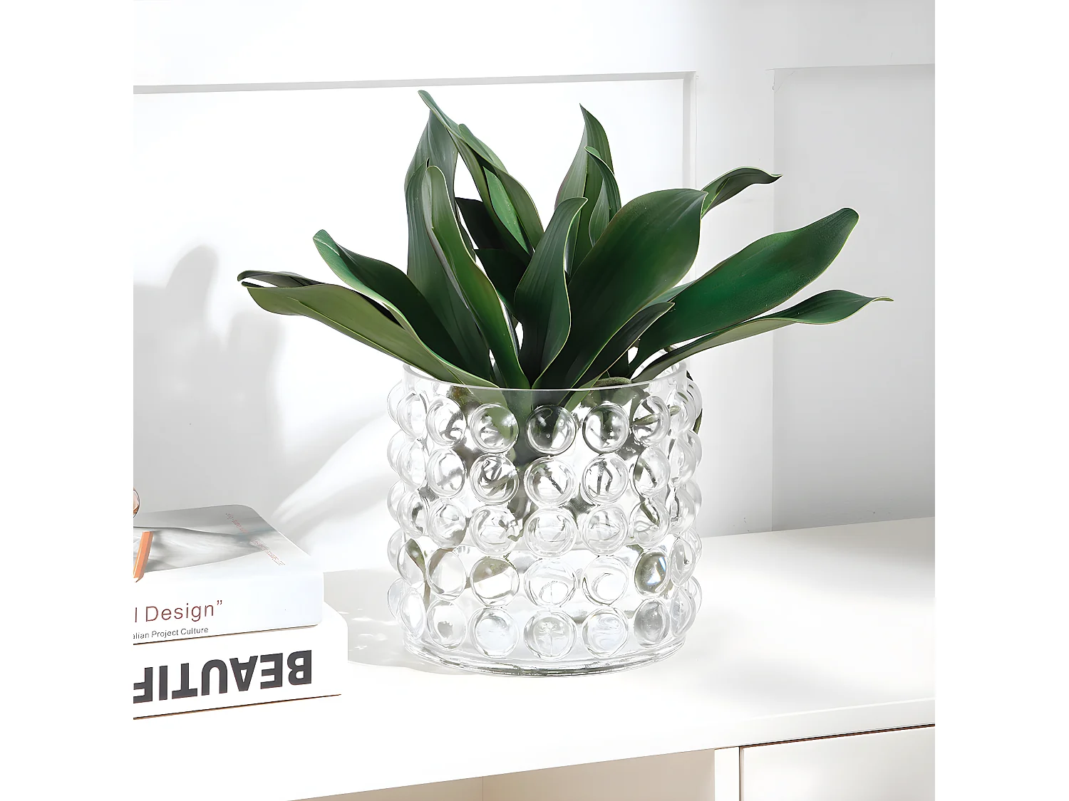 Feuillage d'Orchidée Grand Format - Vert / 22 cm