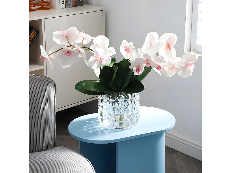 Feuillage d'Orchidée Petit Format - Vert / 20 cm