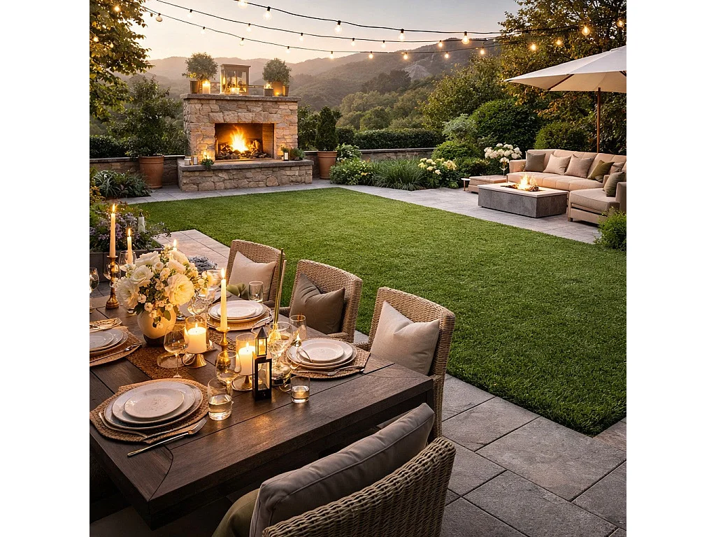 Tapis de gazon synthétique, faux gazon artificiel, 20 MM, 1x10 MT, 48702